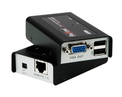 ATEN CE100 USB VGA Mini KVM Extender - Tot 100 Meter (1920x1200)
