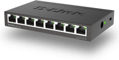 D-Link DGS-108 - 8-Poorts Gigabit Desktop Switch (Metalen Behuizing)