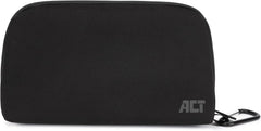 ACT City Accessory Travel Organizer, gemaakt van gerecyclede plastic flessen AC8501, zwart, Eén maat, Casual