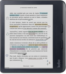 Kobo Libra Colour E-reader - 7 inch E Ink Kaleido 3 - 32GB - Waterdicht - Zwart