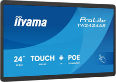 iiyama ProLite TW2424AS-B3P 23.8" Full HD Touch Signage Display - Android 14 & PoE