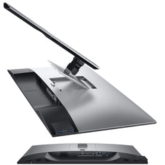 Dell P2419H, 24 inch, Full HD 1920x1080, 60 Hz, IPS ontspiegeld, 16:9, 5 ms (extrem), in hoogte verstelbaar/kantelbaar/draaibaar, VESA, DisplayPort, HDMI, VGA, 3 jaar omruilservice, zwart/zilver