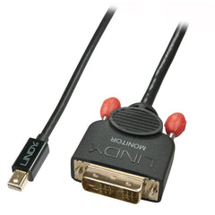 LINDY 41952 Mini DisplayPort naar DVI-D Kabel - 2 Meter - Zwart