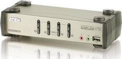 Aten CS1734B 4-Poorts VGA USB KVM Switch met Audio en USB Hub