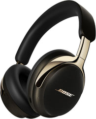 Bose QuietComfort Ultra Bluetooth hoofdtelefoon (2e gen.), draadloze hoofdtelefoon met ruimtelijke audio, over-ear noise cancelling met microfoon, afspeeltijd tot 30 uur, Woestijngoud