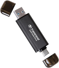 Transcend ESD310C Externe SSD - 256 GB - USB-C & USB-A - 10Gbps