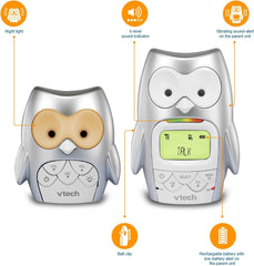 VTech BM2300 Hibou Family Babyphone, Uil, grijs