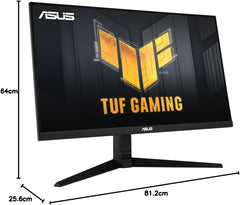 ASUS TUF Gaming VG32AQL1A | 31,5 inch WQHD Monitor | 170 Hz, 1ms GtG, FreeSync Premium & G-Sync compatibel, DisplayHDR 400 | Fast IPS Panel, 16:9, 2560x1440, DisplayPort, HDMI, USB, ergonomisch