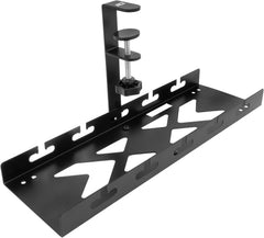 ACT AC8378 Kabelgoot voor Onder Bureau - Klemsysteem 40cm - Zwart