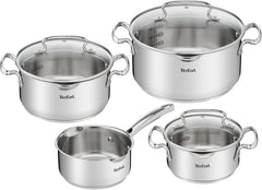 Tefal Duetto+ G719S7 Pannenset - 7-delig - RVS - Geschikt voor Inductie