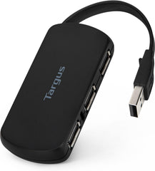 Targus ACH114EU 4-Poorts USB 2.0 Hub - Zwart