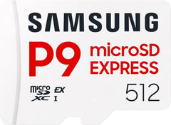 Samsung P9 microSD Express Geheugenkaart - 512GB (tot 800 MB/s)