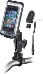 RAM Mounts RAM-B-149Z-AQ7-2 Stuurhouder met Aqua Box Pro 20 Waterdichte Behuizing