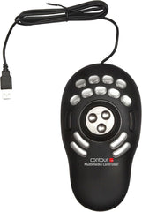 Contour Shuttle PRO v2 Multimediacontroller met jogwiel & 15 programmeerbare knoppen, ideaal voor video, audio en fotobewerking, compatibel met Mac & PC - Black