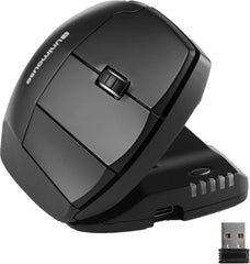 Contour Unimouse Draadloze Ergonomische Muis - Rechtshandig - Zwart