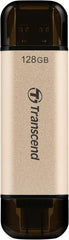 Transcend JetFlash 930C 128GB USB-C & USB-A Flash Drive (420 MB/s)