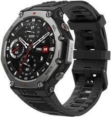 Amazfit T-Rex 3 Outdoor Smartwatch 48 mm AMOLED-display, offline kaarten en navigatie, 6 satellietsystemen, dual band GPS, 27 dagen batterijduur, NFC-betaling, 170+ sportmodus, 45 m vrijduiken voor
