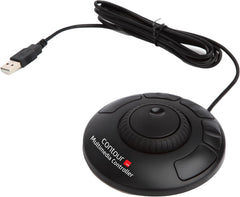 Contour Shuttle Xpress Multimediacontroller met ergonomische Jog Dial voor video, muziek en beeldbewerking, Compatibel met Mac en pc, 5 programmeerbare knoppen, Jog Ring met 7 snelheden - Black