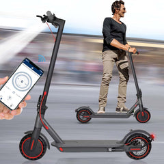 PLAYBIK Elektrische step met motor van 350 W, maximumsnelheid van 25 km/u, autonomie tot 30 km, elektrische step met banden van 8,5 inch, elektrische voor volwassenen met app ter besturing