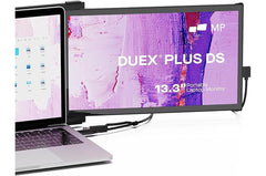 2025 Mobiele Pixels Duex Plus DS 13,3 inch draagbare monitor, USB Type-C/HDMI Plug and Play laptopschermverlenger, FHD 1080P laptopmonitor, compatibel met Windows/Mac