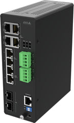 AXIS D8208-R Industriële Managed PoE++ Netwerk Switch - 8 Poorten