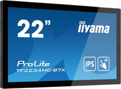 iiyama ProLite TF2234MC-B7X computer monitor 54,6 cm (21.5") 1920 x 1080 Pixels Full HD LED Touchscreen Multi-gebruiker Zwart