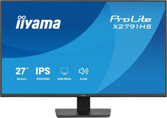 iiyama ProLite X2791HS-B1 - 27 Inch Full HD Monitor - 120Hz - IPS