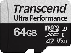 Transcend microSDXC 340S 64GB Class 10 UHS-I U3 A2