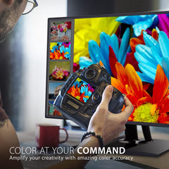 ViewSonic VP2768 68,6 cm (27 inch) fotografen monitor met kalibratiefunctie (WQHD, IPS-paneel met Delta E<2, 100% sRGB, in hoogte verstelbaar) zwart