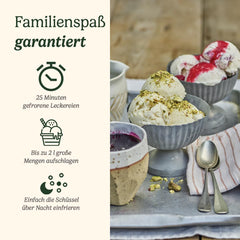 Cuisinart ICE30BCE Ice Cream Deluxe, 2 x 1 liter ijsmachine met koelelement, zilverkleurig