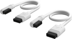 Corsair iCUE LINK Slim Kabels - 2x 200mm Recht/Slim 90° - Wit
