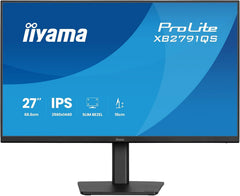 Iiyama ProLite XB2791QS-B1 - 27 inch QHD IPS Monitor (In hoogte verstelbaar)