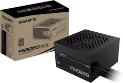 GIGABYTE P550SS PC Voeding - 550W - 80 Plus Silver - ATX 3.0 - PCIe 5.0