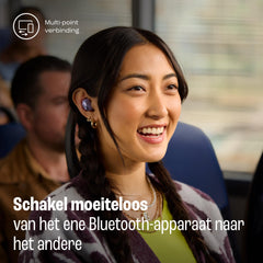 JBL Live Buds 3, Draadloze Oordopjes met Bluetooth, 40 uur Batterijduur, True Adaptive Noise Cancelling en Hoogwaardig JBL Signature Geluid, IP55 Waterproof, Paars