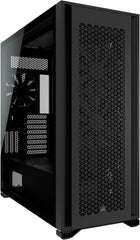 Corsair CC-9011218-WW 7000D AIRFLOW Full-Tower ATX-Computerbehuizing (High-Airflow Voorpaneel, Drie Meegeleverde 140mm-Ventilatoren met PWM-Repeater, Eenvoudig Kabelbeheer, Aanpasbare Zijventilatorsteunen)Extra groot,tZwart,Extra groot