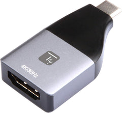 Techly 362428 USB-C naar HDMI Adapter - 4K UHD 30Hz - Zwart / Zilver