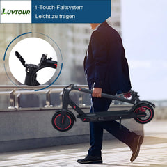 8,5 inch elektrische step met app-functie, met telefoonhouder en diefstalbeveiliging, opvouwbare step, 25-30 km bereik, Li-ion accu, max. belasting 120 kg