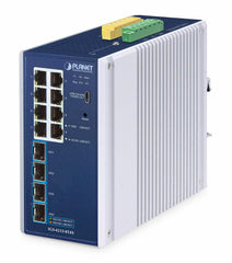 Planet Industrial IGS-4215-8T4X Managed Switch - 8-Poorts L2/L4 Industriële Switch