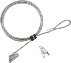 Kensington Slim NanoSaver 2.0 EQ Laptopslot met Sleutel, Vergrendelbare Beveiligingskabel voor Ultradunne Laptops, Universeel Laptopslot, Sterke Koolstofstalen Kabel van 1,8 Meter (K60630WW)