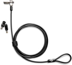 HP Keyed Cable Lock 10mm, zwart, metallic