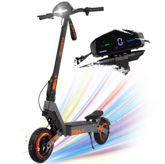 Kukirin G2 Elektrische step voor volwassenen, motor 800 W, accu 48 V, 15 Ah en looptijd tot 55 km, draagbare opvouwbare step met HD-lcd-touchscreen, elektrische step voor volwassenen, offroad