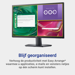 Dell SE2725H 27" Full HD (1920x1080) Monitor, 75Hz, VA, 5ms, VESA (100x100mm), HDMI, VGA, 3 Jaar Garantie, Zwart