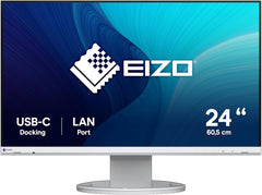 Eizo FlexScan EV2490-WT - 23.8 Inch Full HD IPS Monitor met USB-C Dock - Wit
