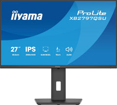 iiyama ProLite XB2797QSU-B1 - 27 inch QHD IPS Monitor met USB-Hub