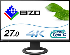 Eizo FlexScan EV2740S-BK - 27 inch 4K UHD IPS Monitor met USB-C Dock