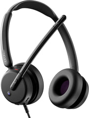 EPOS IMPACT 460T - Binaurale On-Ear Headset met Dual Microfoon, Ruisonderdrukking, USB-C/USB-A, Microsoft Teams, Thuiswerken, Plug-and-Play, Zoom, UC