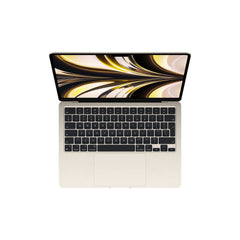 Apple 2022 MacBook Air met M2‑chip: 13,6‑inch Liquid Retina-display, 8GB RAM, 512 GB SSD-opslag; sterrenlicht