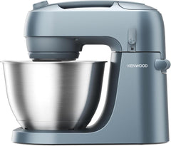 Kenwood Go Collection KZM35.000GY Planetarium met ruimtebesparend design, compacte kneedmachine met 4-liter kom, 3 menggereedschappen, 6 snelheden, hoogte slechts 30 cm, handvat, vermogen 800 W, storm