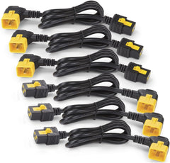 APC 6x voedingskabel C19 / C20 1,8m haaks