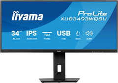 iiyama ProLite XUB3493WQSU-B6 - 34 Inch UWQHD IPS Monitor - 120Hz